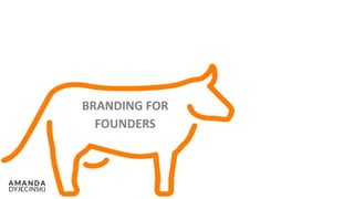 BRANDING FOR
FOUNDERS
 