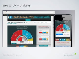 web // UX + UI design 
Copyright © Iperdesign.™ All rights reserved. 
 