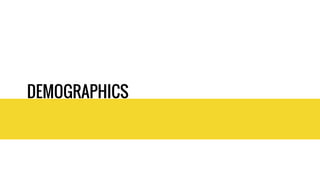 DEMOGRAPHICS 
 