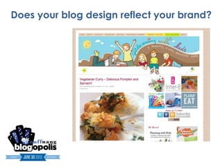 Does your blog design reflect your brand?
 