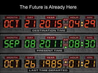 The Future is Already Here
 