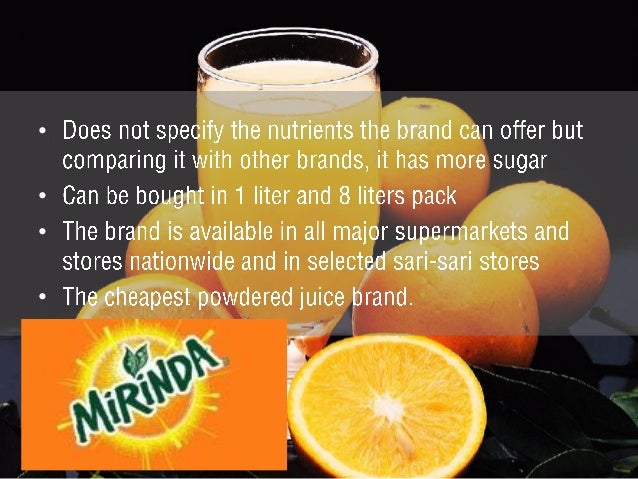 BRAND MANAGEMENT (POWDERED FRUIT JUICE CATEGORY IN THE ...
