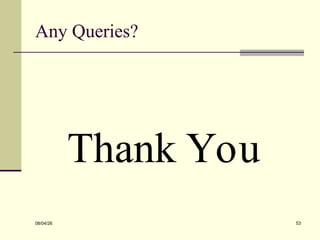 Any Queries?
Thank You
08/04/26 53
 
