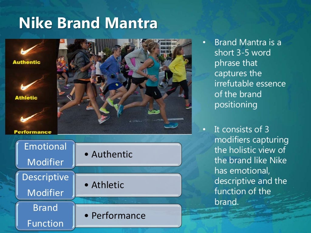 Brand management nike
