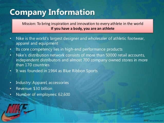 Brand management nike