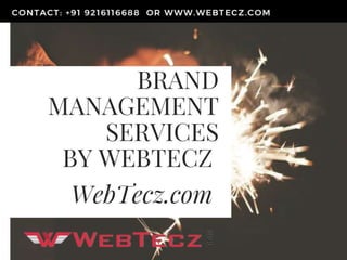 Brand Management Services by WebTecz