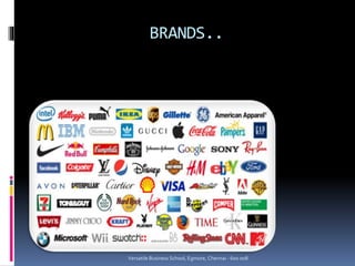 BRANDS..
Versatile Business School, Egmore, Chennai - 600 008
 