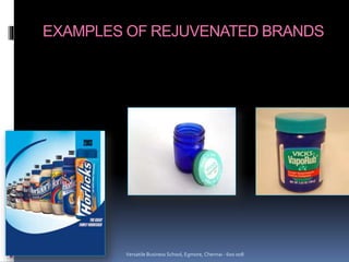 EXAMPLES OF REJUVENATED BRANDS
Versatile Business School, Egmore, Chennai - 600 008
 