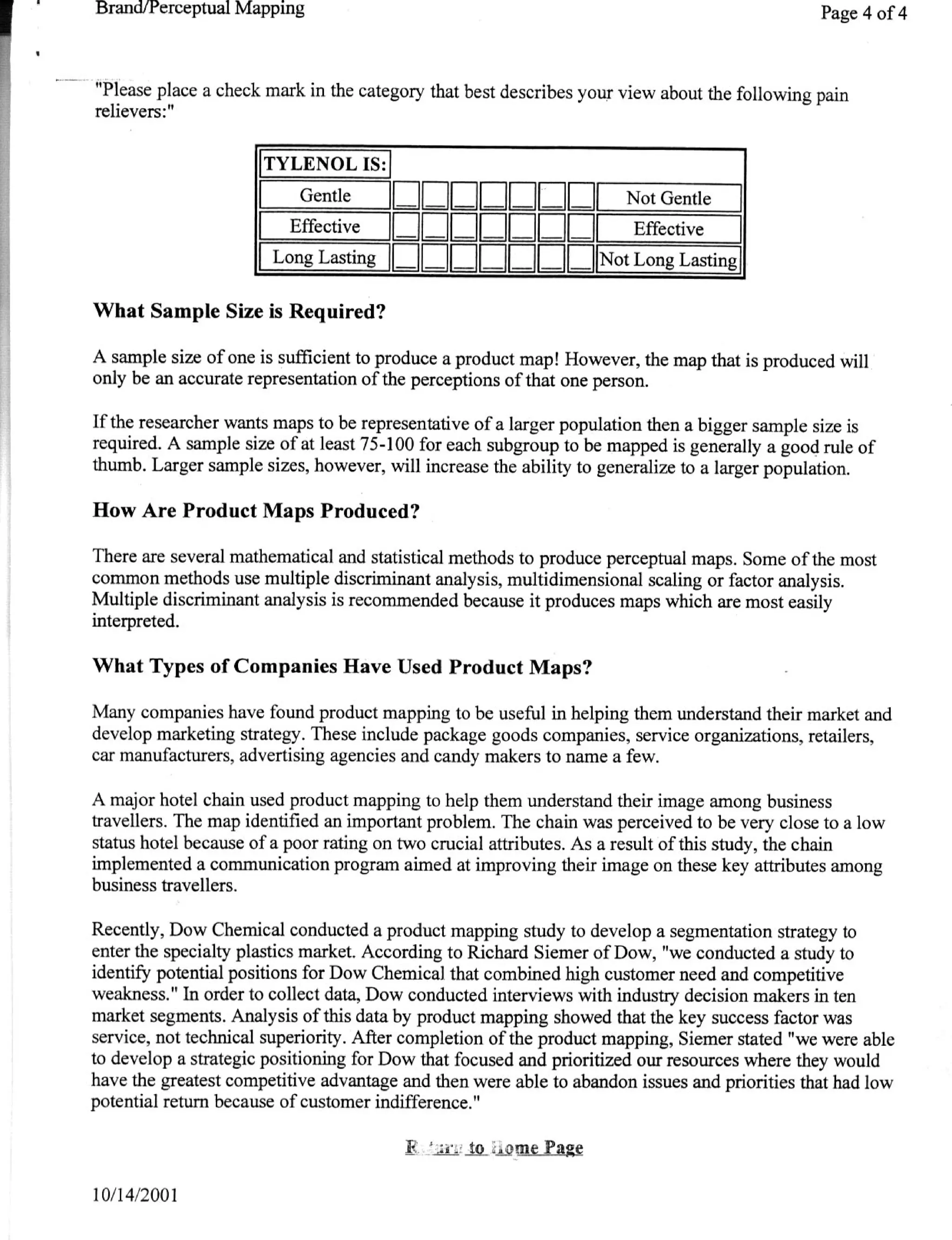 Brand mapping basics