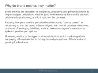 Brand metrics to measure business performance | PDF