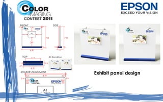 Exhibit panel design
 