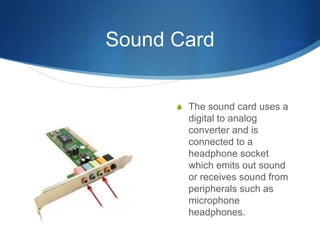 Brandon cisco unit 3 components of a computer technical | PPTX