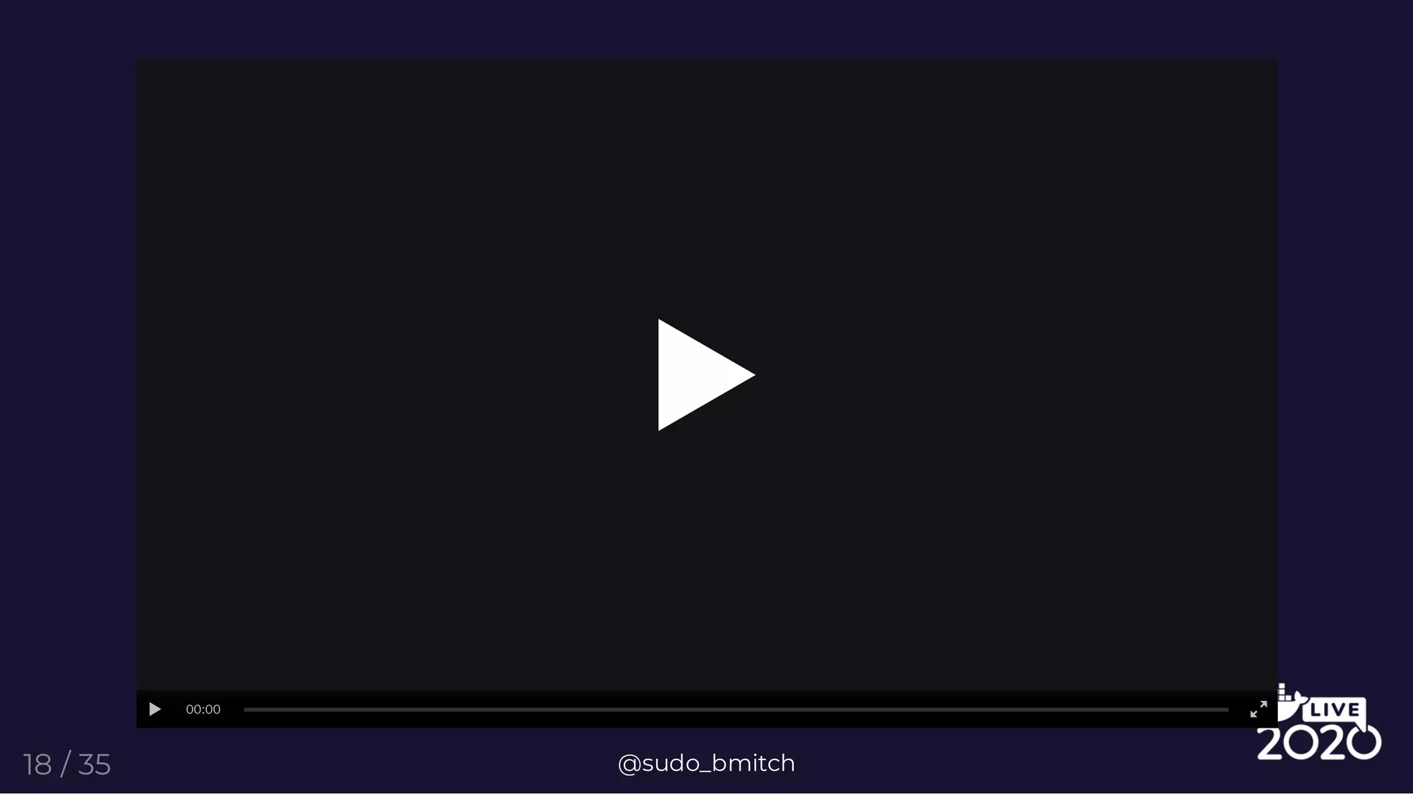 @sudo_bmitch
00:00
18 / 35
 