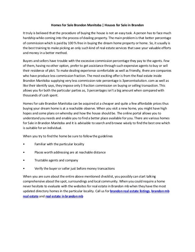 Brandon real estate board new listings brandon real estate listings