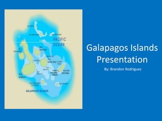 Galapagos Islands
  Presentation
    By: Brandon Rodriguez
 