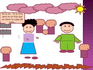 No lo se.. Yo te amo
pero es un hijo que
no tiene la culpa de
nada…
 