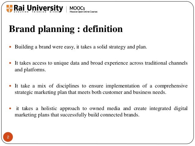 brand planning