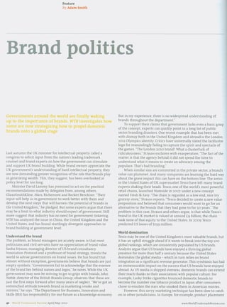 Brand Politics World Trademark Review April 2010