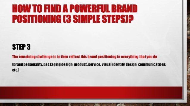 Brand Positioning -Marketing Management
