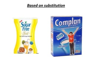 Based on substitution
 