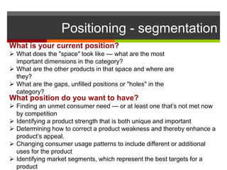 Brand positioning & strategy | PPTX
