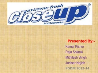 Presented By:Kamal Kishor
Raja Solanki
Mithilesh Singh
Janisar Najish
PGDM 2012-14

 