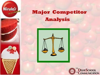 Major Competitor
   Analysis
 