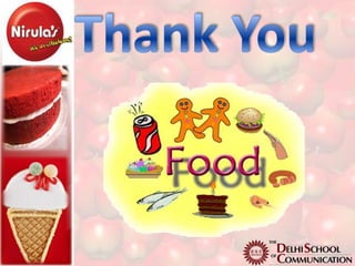 Brand Presentation on Nirula's