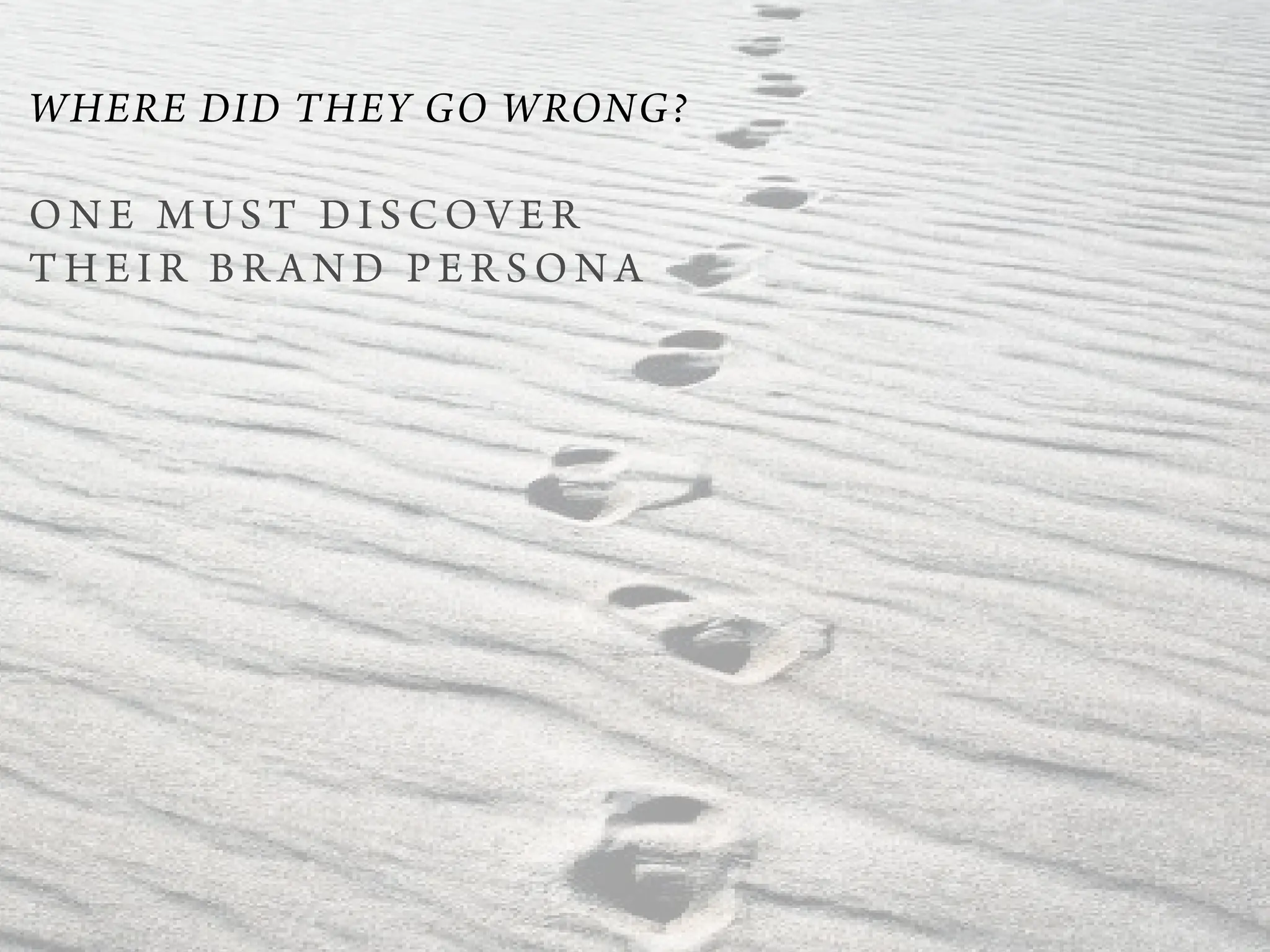 Creating a Brand Persona