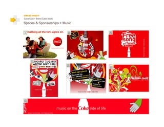 Coca-Cola > Brand Case Study

Spaces & Sponsorships > Music
 