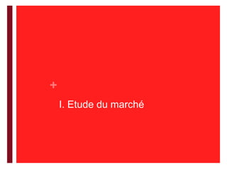 I. Etude du marché