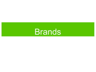 Brands
 