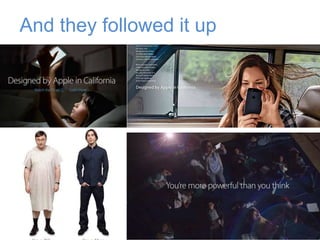 And they followed it up 
 