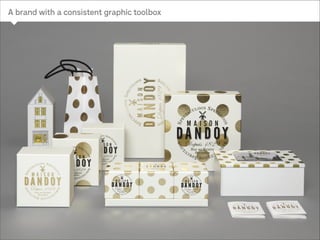 A brand with a consistent graphic toolbox

 