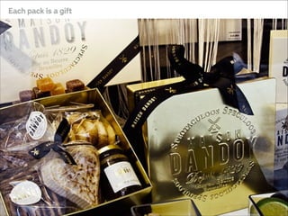 a local family business
into a global family brand?

Dandoy, traditional Brussels biscuit bakery
Each pack is a gift

How to transform
a local family business
into a global family brand?

 