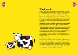 Brand Savvy Brochure