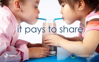 it pays to share

 