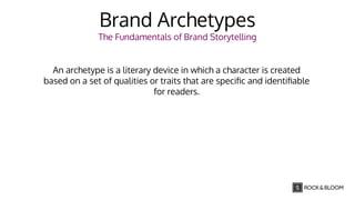 Brand Archetypes
The Hero
Goal: Help to improve the world
Traits: Courageous, bold, honorable, strong, conﬁdent, inspirati...
