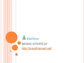 BRAND STRATEGY
http://brandharvest.net/
 