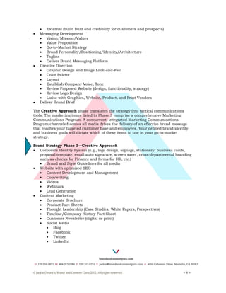 Brand strategy plan template bacg