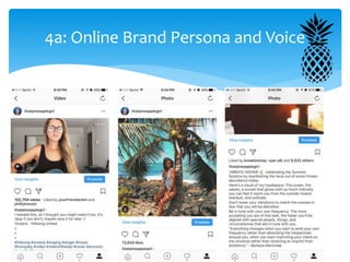 4a: Online Brand Persona and Voice
 