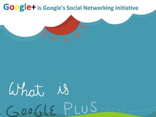 Google+ is Google's Social Networking Initiative
 