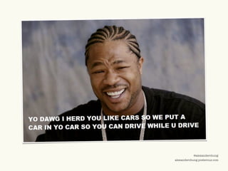 ©2009 UNDERCURRENT GLOBAL. CONFIDENTIAL AND PROPRIETARY.
@alexanderchung
alexanderchung.posterous.com
 