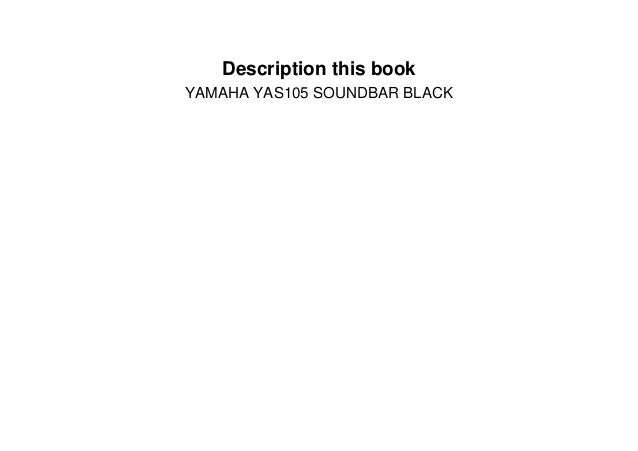 yamaha yas105blb