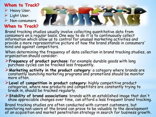 Brand tracking studies | PDF