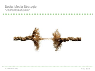Social Media Strategie Krisenkommunikation 