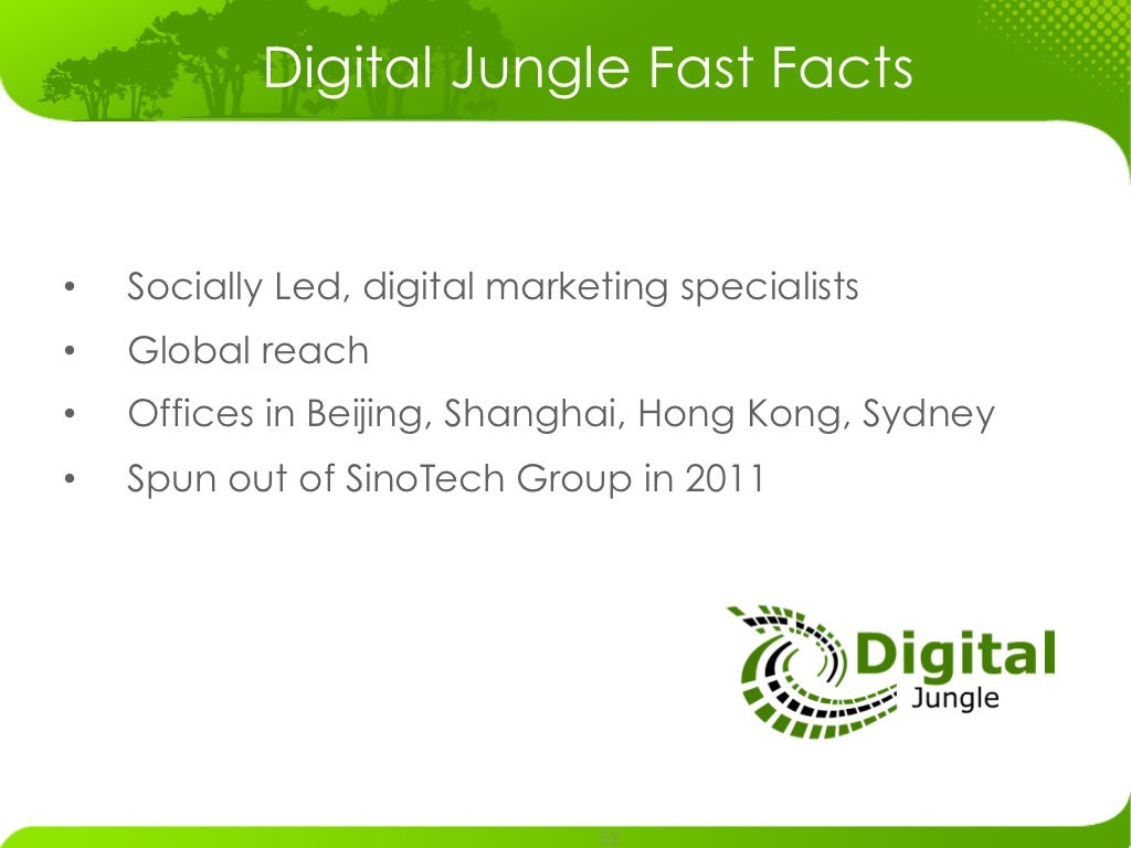 Digital Jungle Fast Facts