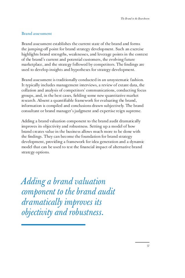 the brand in the boardroom making the case for investment in brand b