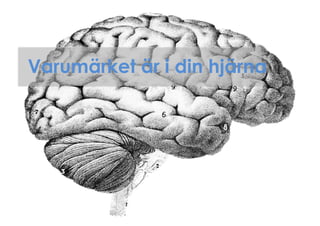 Varumärket är i din hjärna
 