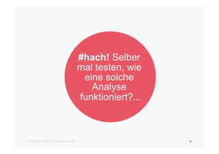 #hach! Selber
                                        mal testen, wie
                                         eine solche
                                           Analyse
                                        funktioniert?...



© 2013 Brandwatch | www.brandwatch.de                      9
 